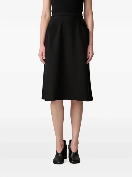 Fustă Vetements evazată negru