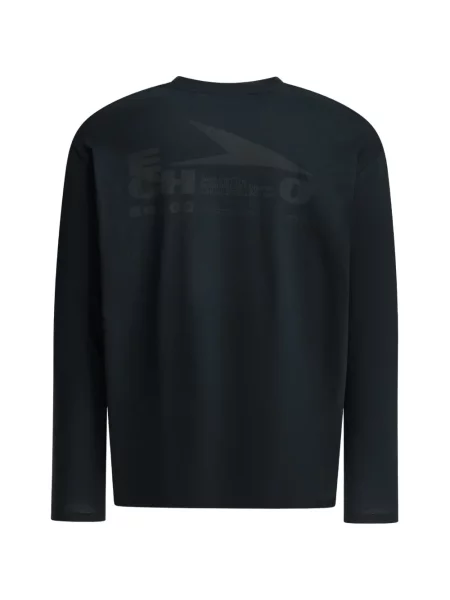 Lung tricou Wanderlust cu imagine albastru