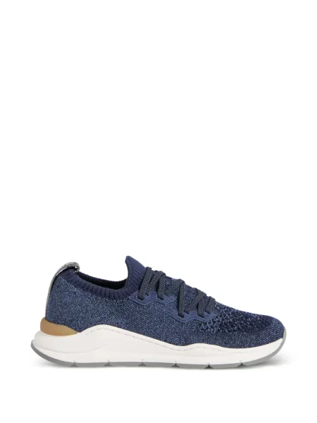 Sneakersy dziecięce Brunello Cucinelli niebieskie