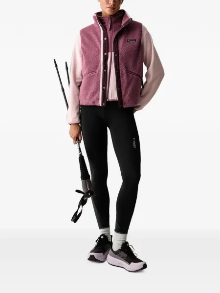 Vestă Columbia din fleece violet