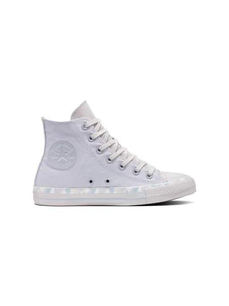 Pantofi Converse cu platformă alb