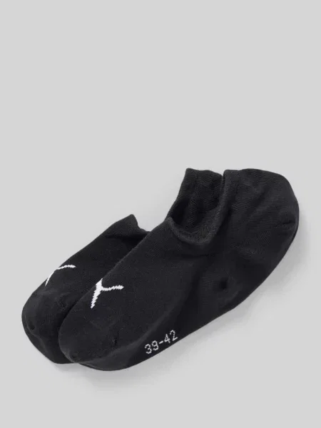 Krótkie skarpety z detalami z logo w zestawie 2 szt. Puma czarne