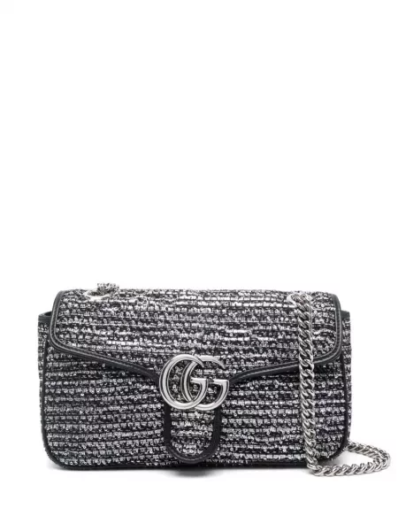Geantă Gucci GG Marmont negru