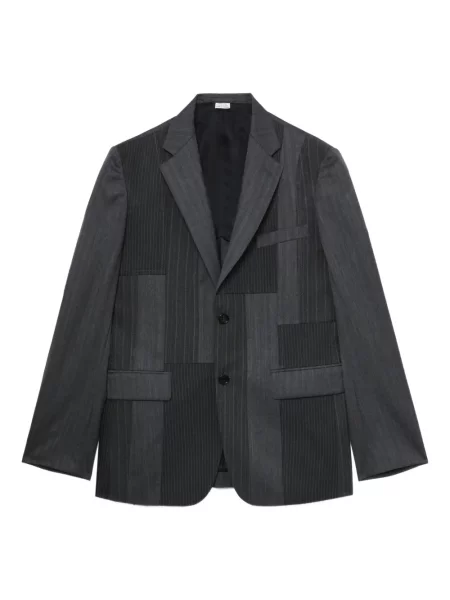 Ριγέ μπουφάν Comme Des Garçons Homme Deux γκρι