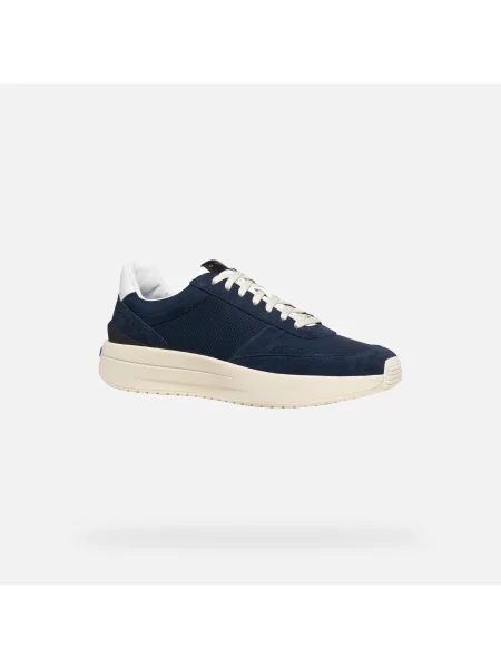 Sneakerși Geox albastru