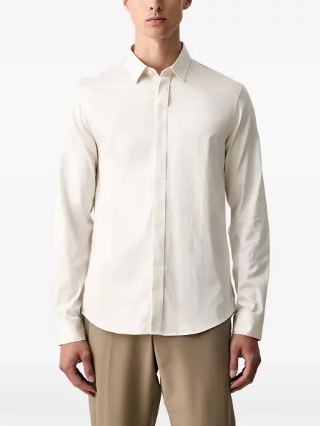 Lung cămașă Armani Exchange cu broderie