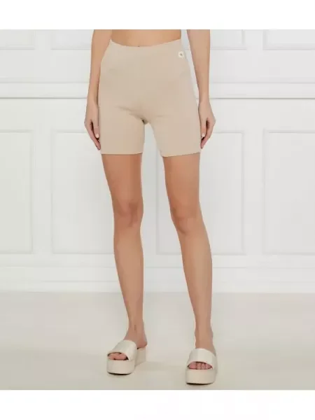 Calvin Klein Jeans Pantaloni scurți biker bej