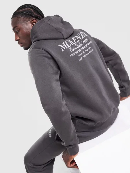 Mckenzie Bluza Z Kapturem Type szara