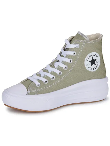 Platform talpú félcipő Converse zöld
