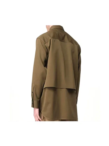 Koszula Bottega Veneta zielona