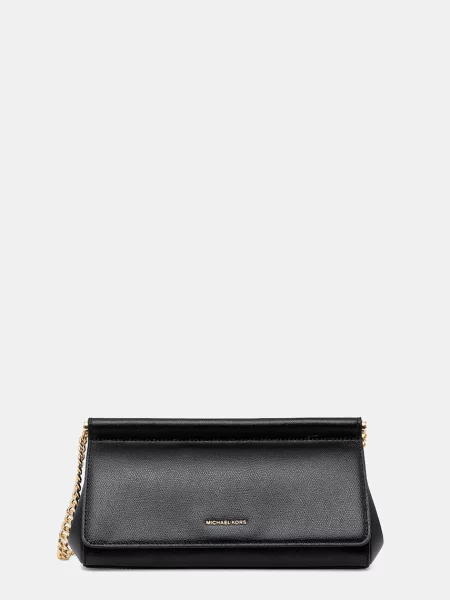 Geantă Michael Michael Kors din piele plic negru