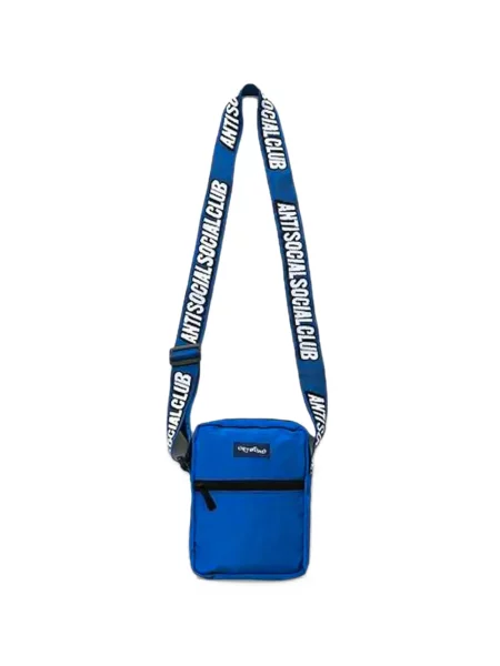 Crossbody táska Anti Social Social Club nyomtatás kék