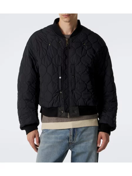 Reversibil geacă bomber Maison Margiela gri