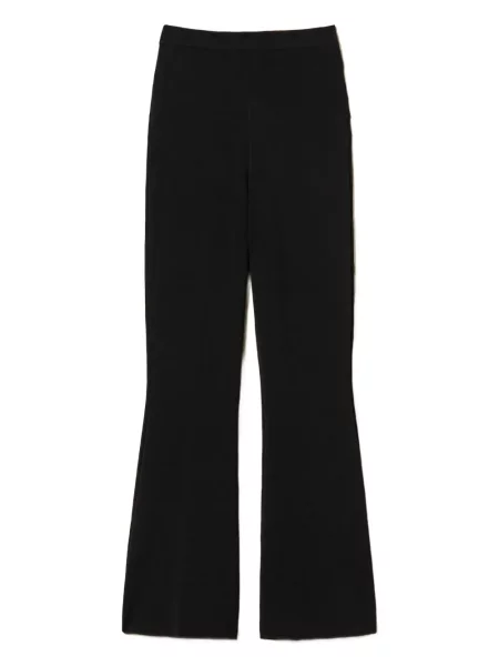 Pantaloni Twinset tricotate negru