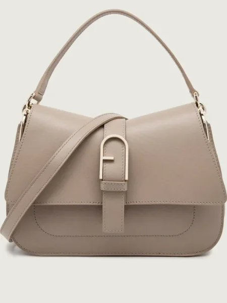 Táska Furla Flow bézs