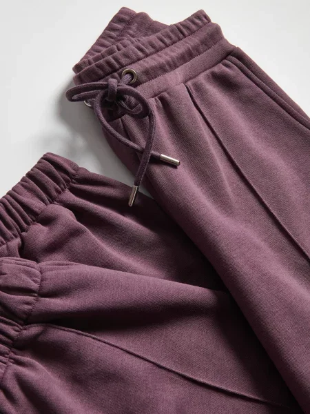 Reserved Спортивні штани з відстрочкою темно-фіолетовий фіолетові