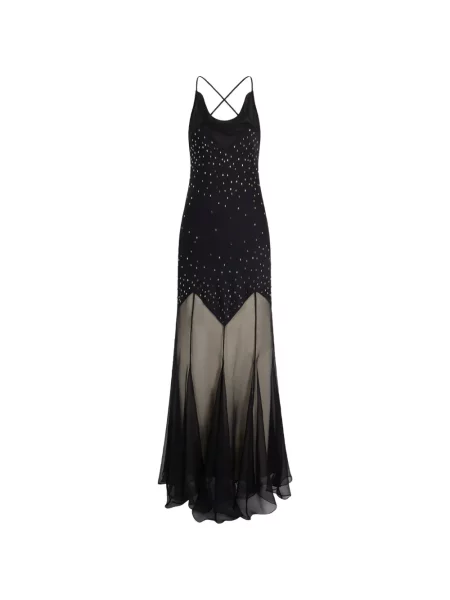 Rochie maxi Rabanne negru