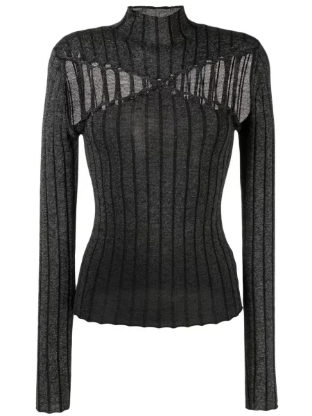 Sweter Dion Lee pleciony czarny