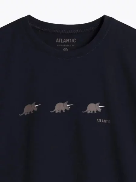 Пижама Atlantic синяя