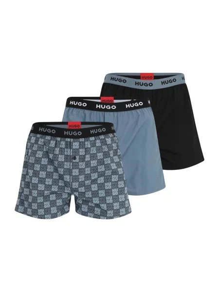 HUGO Boksarice mornarska / kraljevo modra / črna bela