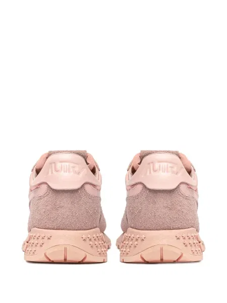 Sneakerși Autry din piele de căprioară roz