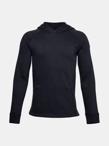 Gyerek kapucnis melegítő felső Under Armour fekete