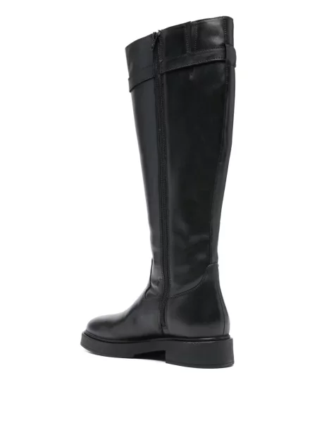 Botine Keys cu cataramă cu bretele negru