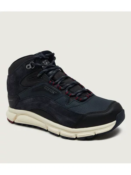 Tommy Hilfiger Ghete de trekking Mix Chukka Runner | piele întoarsă