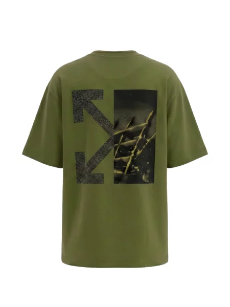 Tricou Off-white cu imagine alb