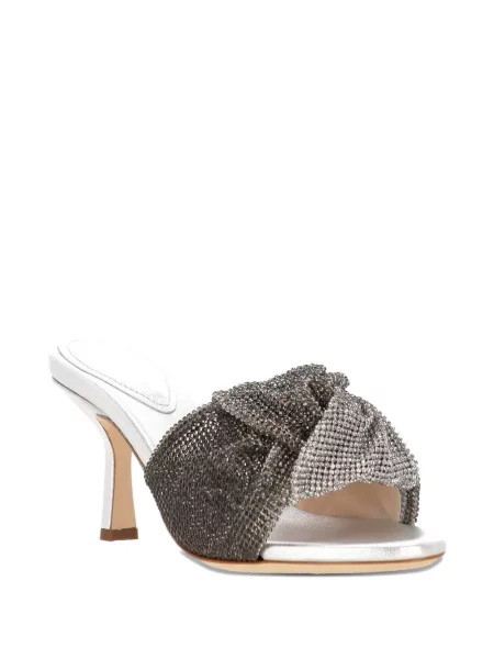 Pantofi cu toc Rodo de cristal gri