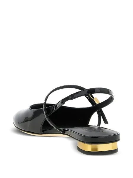 Balerini Tod's din piele de lac negru