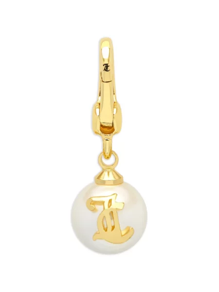 Μενταγιόν Juicy Couture με μαργαριτάρια
