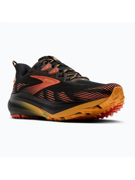 Încălțăminte de alergare pentru bărbați Brooks Ghost Trail black/red/orange negru