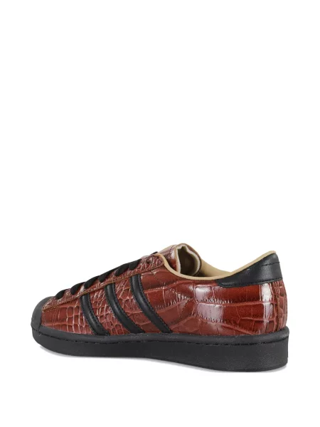 Pantaloni Adidas din fleece cu dungi albastru