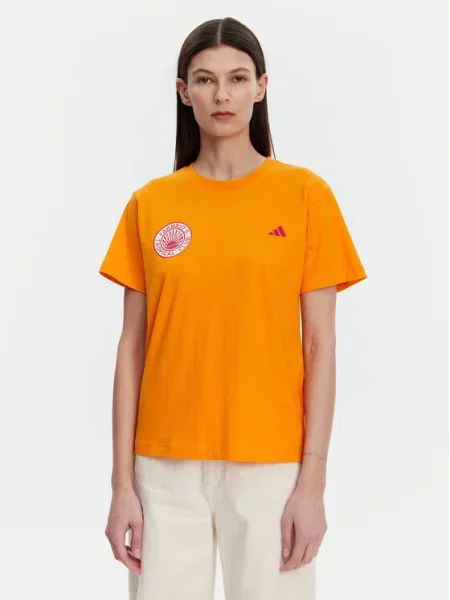 Adidas Marškinėliai FARM Graphic oranžinė