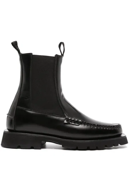 Cizme scurte Hereu din piele negru