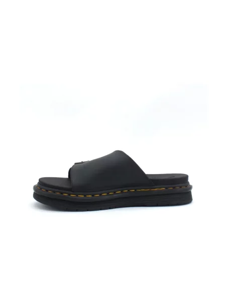 Klapki Dr. Martens skórzane wsuwane czarne