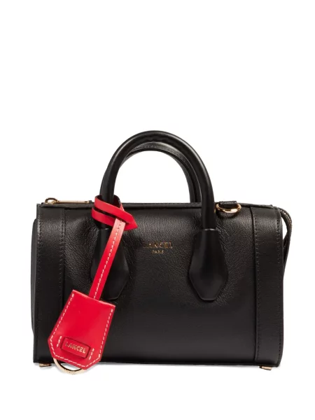 Geanta de piele Lancel din piele negru