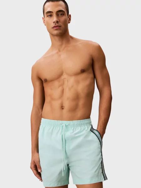 Шорти Calvin Klein на шнурку м'ятного кольору