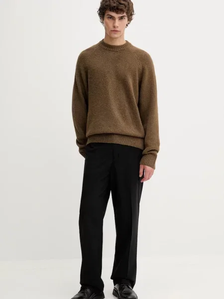Светр із додаванням вовни Les Deux Gilbert теплий коричневий
