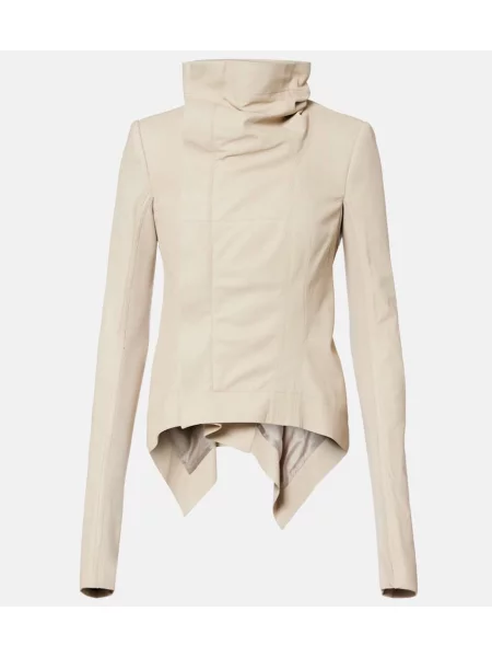 Geanta de piele Rick Owens biker bej