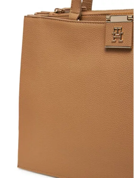 Tommy Hilfiger Kabelka Th Her Tote hnědá