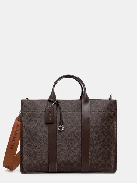 Coach Torba Wesley Tote 42 x x cm smeđa