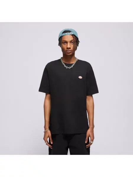 DICKIES Marškinėliai Mapleton šviesiai mėlyna / oranžinė-raudona juoda