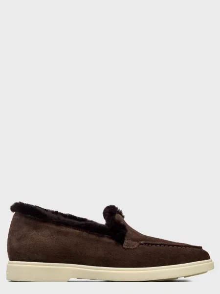 Мокасины Santoni коричневые