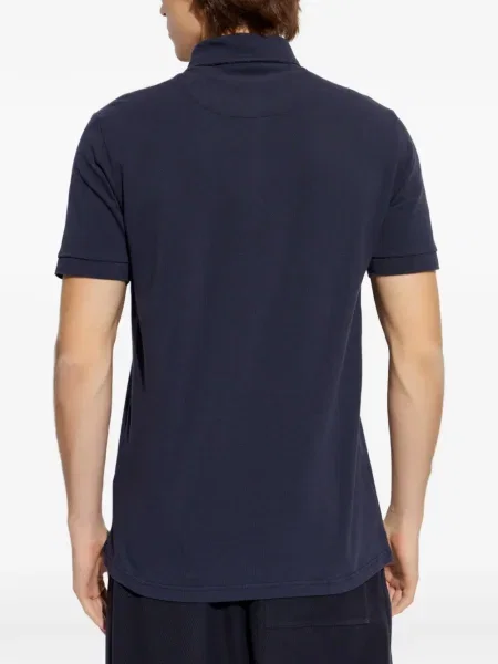 Polo Etro cu broderie albastru