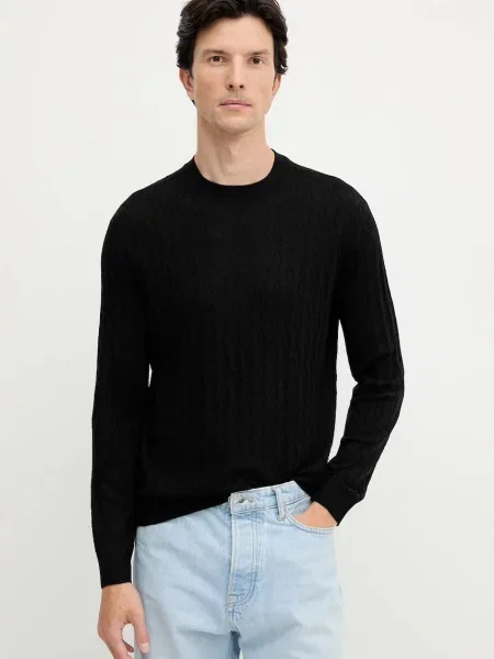 ARMANI EXCHANGE Pulover negru