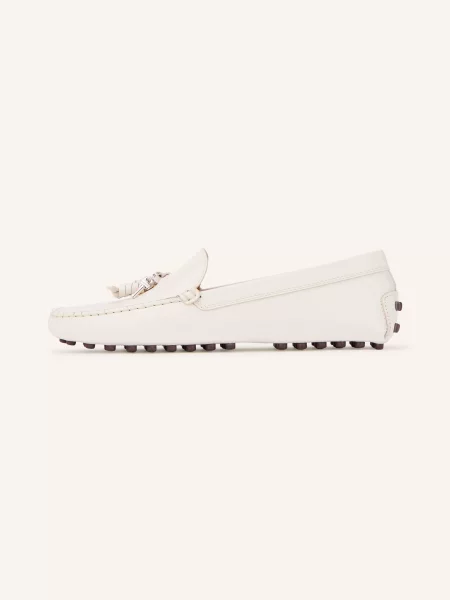 Tod's Mokasíny Gommino krémová
