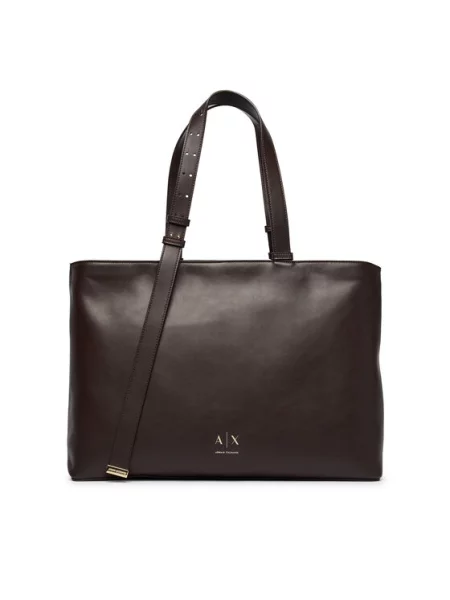 Kabelka Armani Exchange hnědá