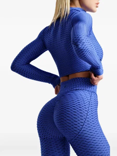 Leggings Tessitura Body Couture albastru